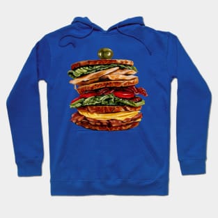 Turkey Club on Rye Hoodie